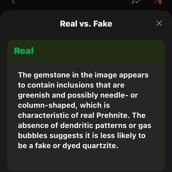 925 Sterling Silver Plated Prehnite Crystal Pear Shaped Genuine Stone EUC - Picture 11 of 13